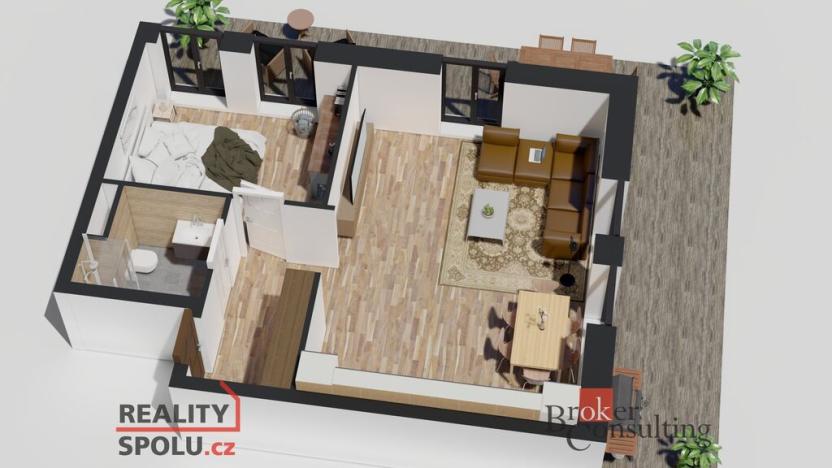 Prodej bytu 2+kk, Ostrava - Michálkovice, Československé armády, 54 m2