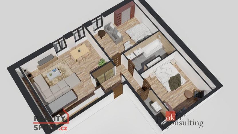 Prodej bytu 3+kk, Ostrava - Michálkovice, Československé armády, 87 m2