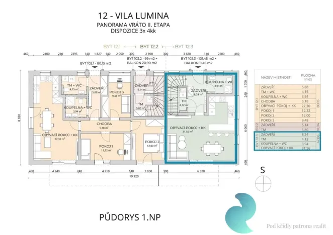 Prodej bytu 4+kk, České Budějovice, Radniční, 99 m2