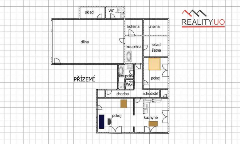 Prodej rodinného domu, Ostrov, 190 m2