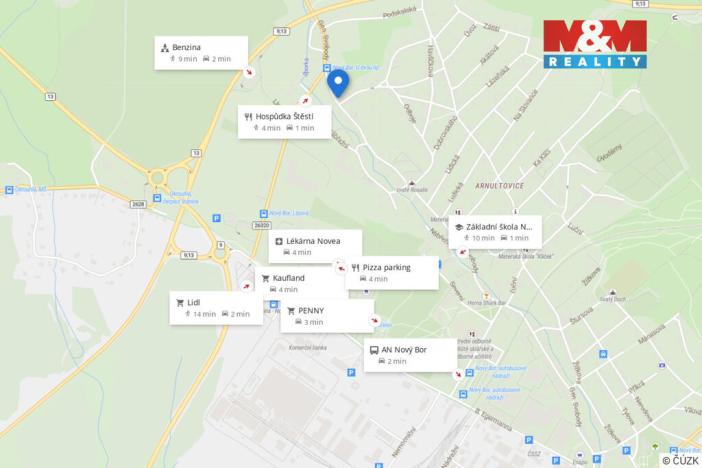 Prodej bytu 2+1, Nový Bor - Arnultovice, Gen. Svobody, 92 m2