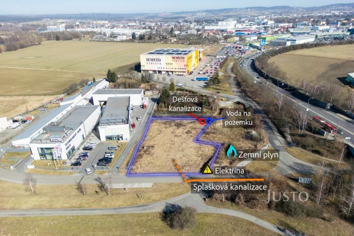 Prodej komerčního pozemku, České Budějovice - České Budějovice 3, U Voříškova dvora, 2608 m2