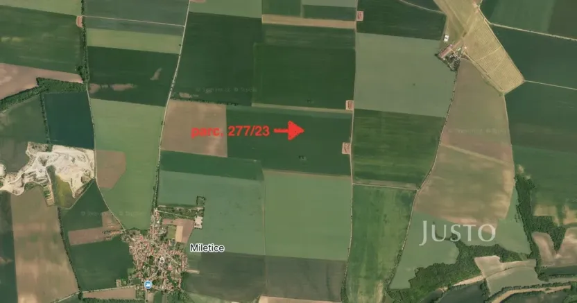 Prodej pole, Černuc - Miletice, 7167 m2