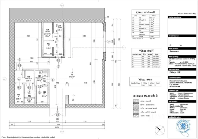 Prodej obchodního prostoru, Ústí nad Labem, Pod Parkem, 82 m2