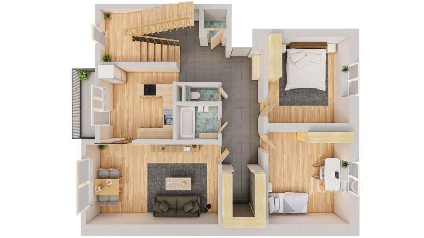 Pronájem bytu 4+1, Třeboň, Lesní, 125 m2