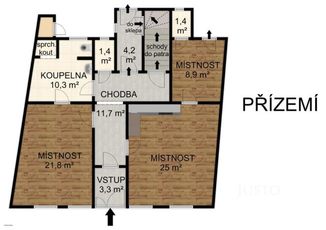 Prodej rodinného domu, Písek, Kocínova, 300 m2