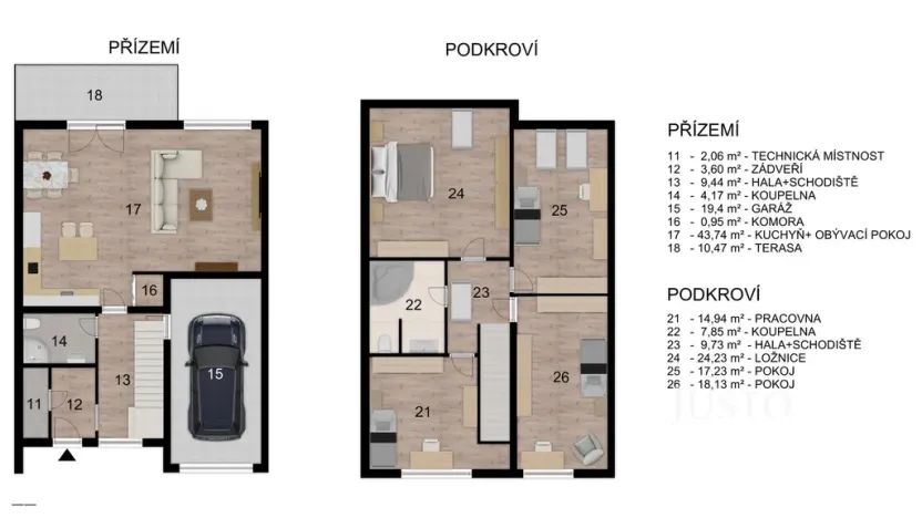 Prodej rodinného domu, Čížová - Zlivice, 174 m2