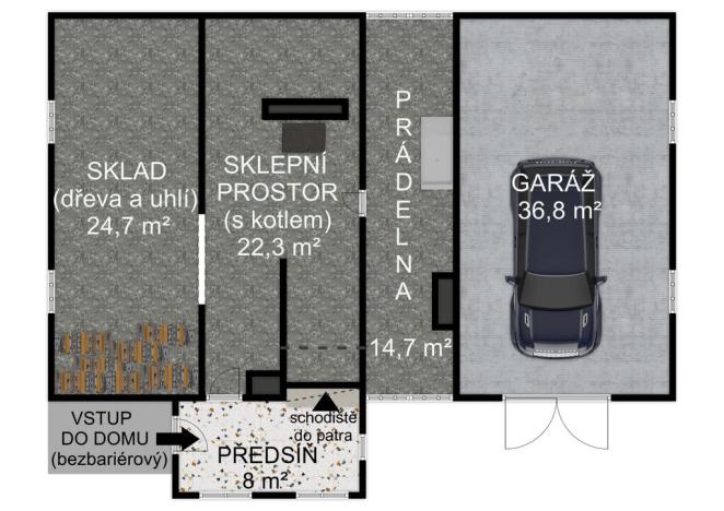 Prodej rodinného domu, Čimelice, 98 m2