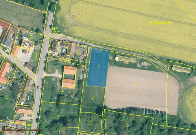 Prodej pozemku pro bydlení, Vlastec, 1177 m2