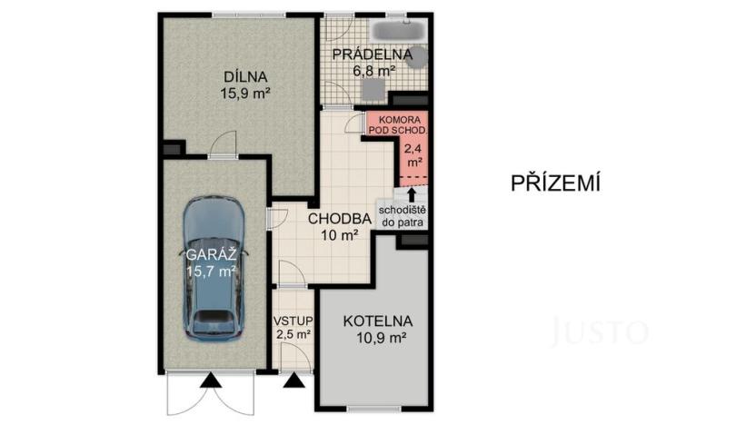 Prodej rodinného domu, Písek, Na Ryšavce, 183 m2