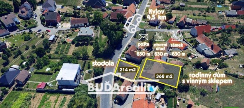 Prodej pozemku pro bydlení, Kostelec, 368 m2