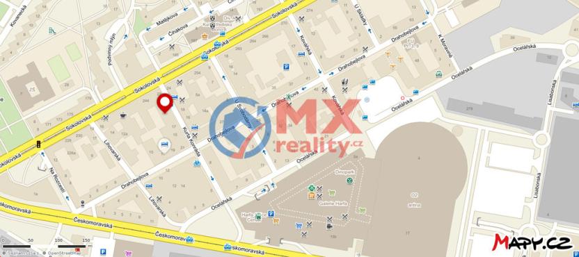 Pronájem garážového stání, Praha - Libeň, Kurta Konráda, 20 m2