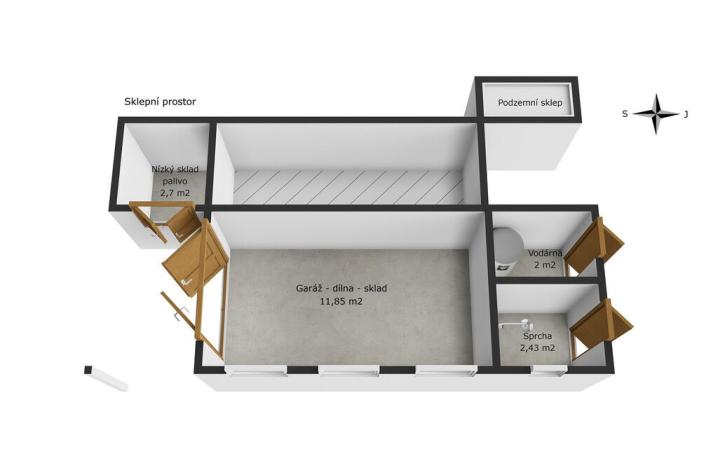 Prodej chaty, Tichonice - Kácovec, 46 m2