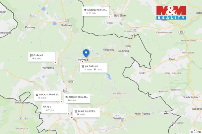 Prodej pozemku pro bydlení, Podhradí, 1006 m2