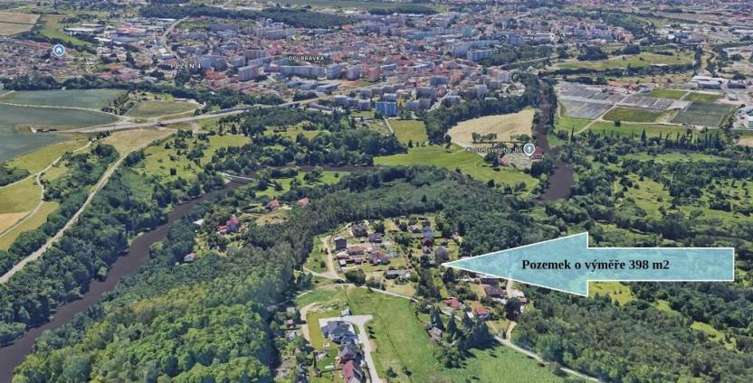 Prodej pozemku pro bydlení, Plzeň, Pecihrádek, 398 m2