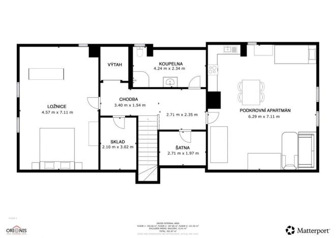 Prodej ubytování, Okounov - Oslovice, 600 m2