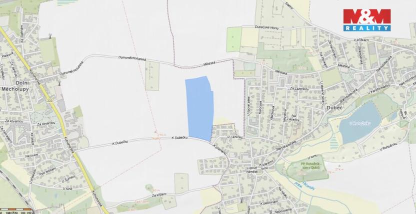 Prodej pole, Praha - Dolní Měcholupy, 3488 m2