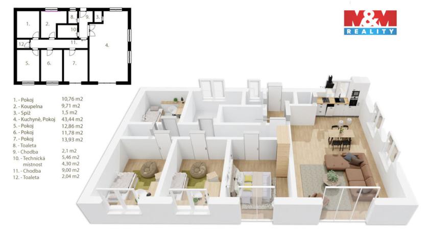 Prodej rodinného domu, Červená Voda, 129 m2