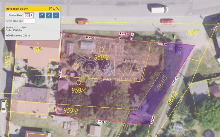 Prodej pozemku pro bydlení, Libovice, 974 m2