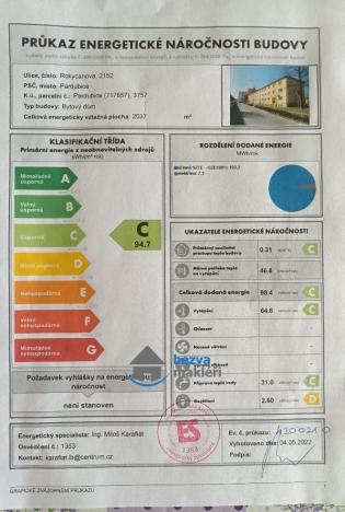 Pronájem bytu 2+1, Pardubice, Rokycanova, 71 m2