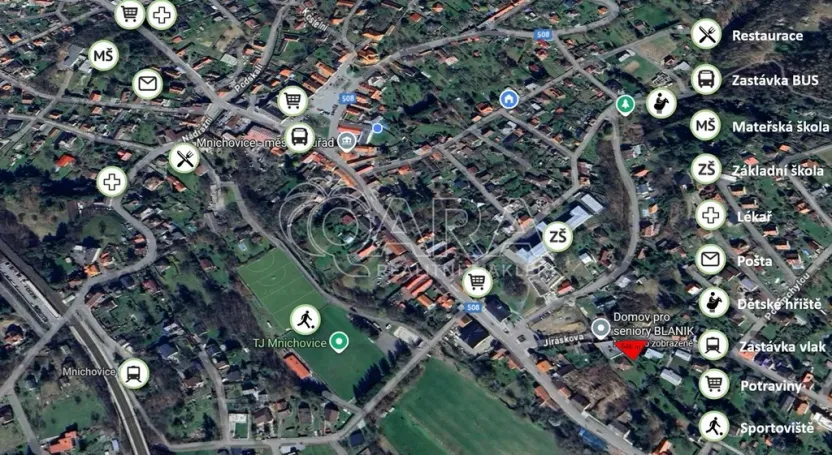 Prodej pozemku pro bydlení, Mnichovice, Jiráskova, 646 m2