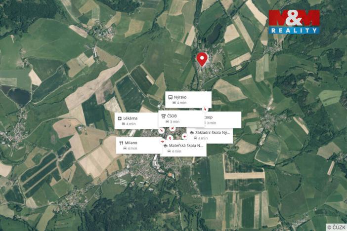 Pronájem bytu 5+1, Nýrsko - Bystřice nad Úhlavou, 105 m2