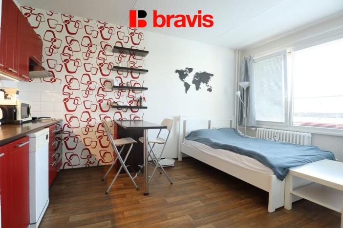 Pronájem bytu 1+kk, Brno - Bohunice, Okrouhlá, 30 m2