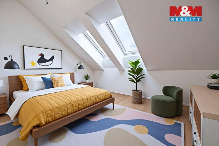 Prodej bytu 4+kk, Praha - Holyně, náměstí Pod lípou, 128 m2