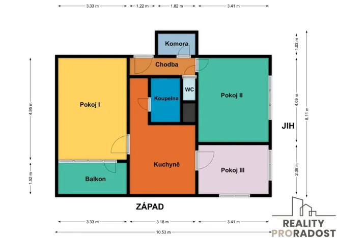 Prodej bytu 3+1, Jistebnice - Božejovice, 57 m2