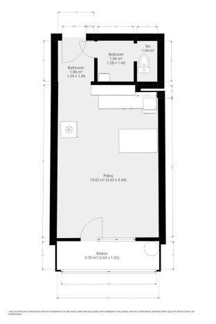 Pronájem bytu 1+kk, Brno, Vychodilova, 26 m2