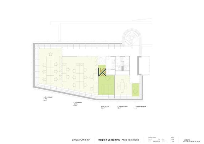 Pronájem kanceláře, Praha, Radlická, 208 m2