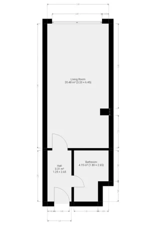 Pronájem bytu 1+kk, Praha - Michle, Jemnická, 28 m2