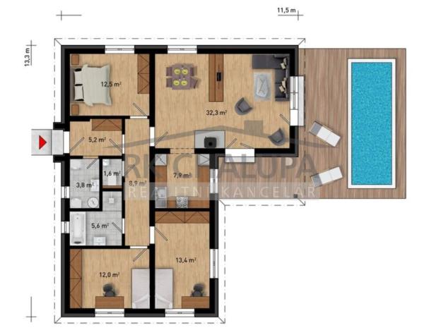 Prodej rodinného domu, Hluboká nad Vltavou, Lesní, 104 m2