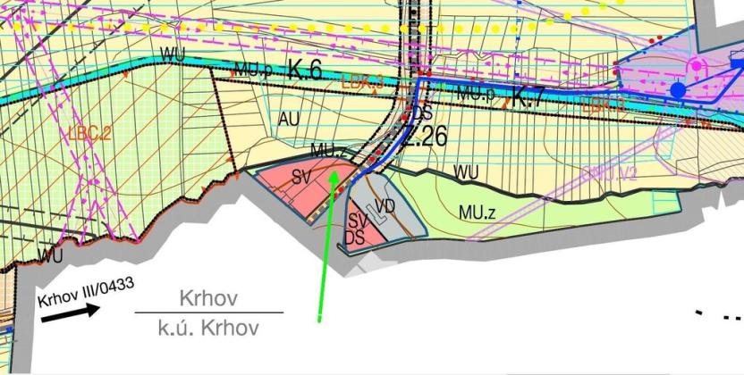 Prodej pozemku pro bydlení, Krhov, 812 m2