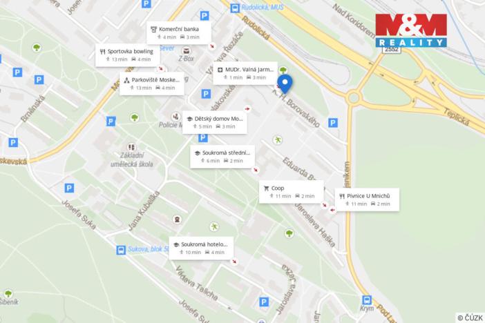 Prodej bytu 3+kk, Most, K. H. Borovského, 55 m2