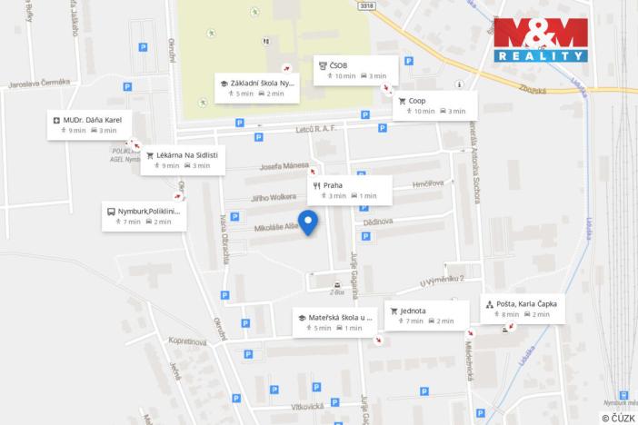 Prodej bytu 1+1, Nymburk, Mikoláše Alše, 37 m2