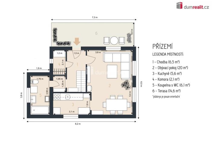 Prodej chaty, Strážkovice, 65 m2