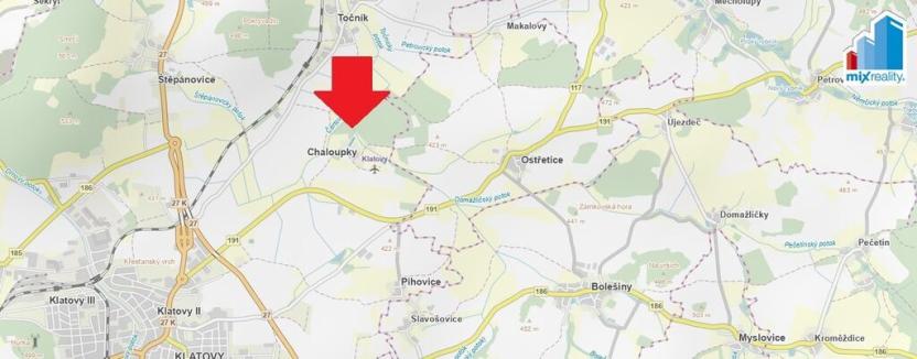 Pronájem zahrady, Klatovy - Chaloupky, 2308 m2