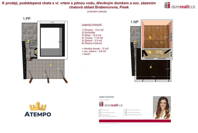 Prodej chaty, Písek, Brabencovna, 53 m2