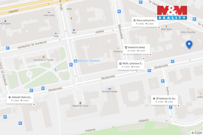 Pronájem bytu 2+kk, Karlovy Vary, Moskevská, 49 m2