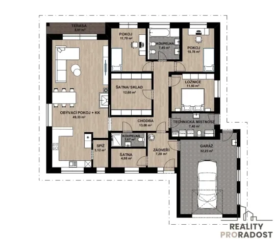 Prodej pozemku pro bydlení, Horní Dubňany, 1510 m2