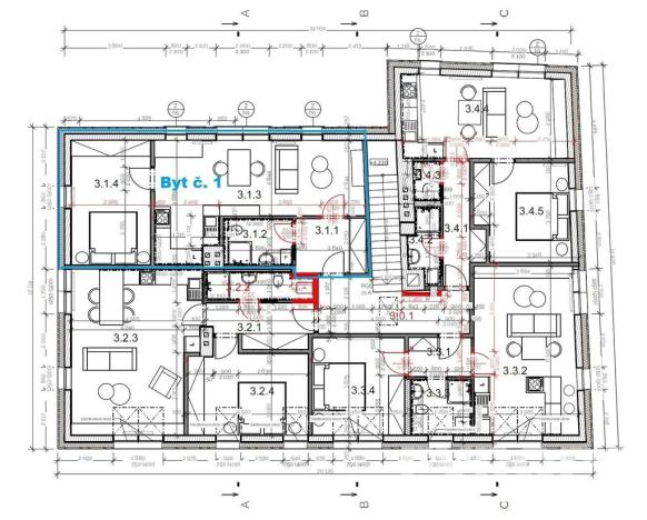 Pronájem bytu 2+kk, Vrchlabí, Dělnická, 52 m2