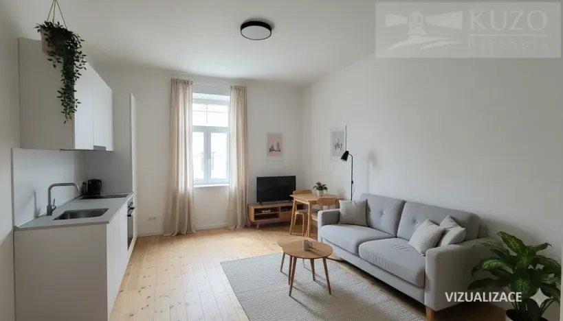 Prodej bytu 1+kk, České Budějovice, Rudolfovská tř., 36 m2