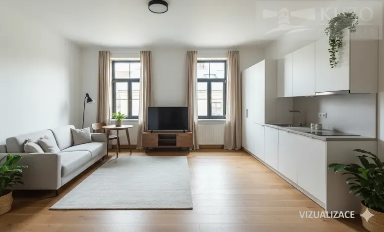 Prodej bytu 1+kk, České Budějovice, Rudolfovská tř., 36 m2