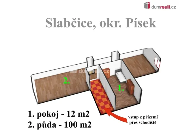 Prodej rodinného domu, Slabčice, 112 m2