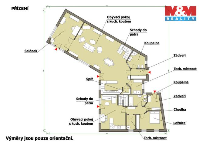 Prodej rodinného domu, Veleň - Mírovice, Na návsi, 478 m2