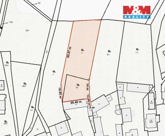 Prodej zahrady, Havlíčkův Brod - Květnov, 2336 m2