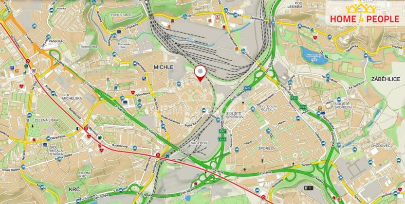 Pronájem bytu 2+1, Praha - Michle, V zápolí, 43 m2