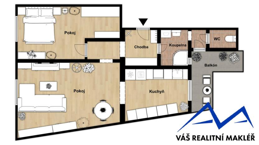 Prodej bytu 2+1, Český Těšín, Ostravská, 75 m2