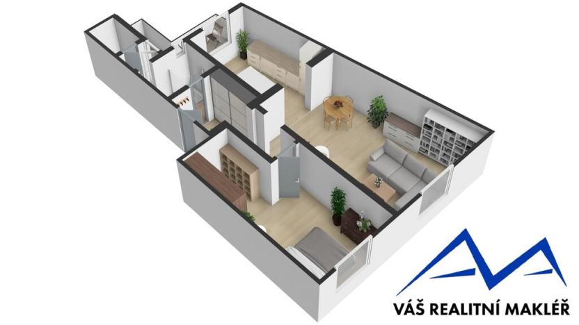 Prodej bytu 2+1, Český Těšín, Ostravská, 67 m2